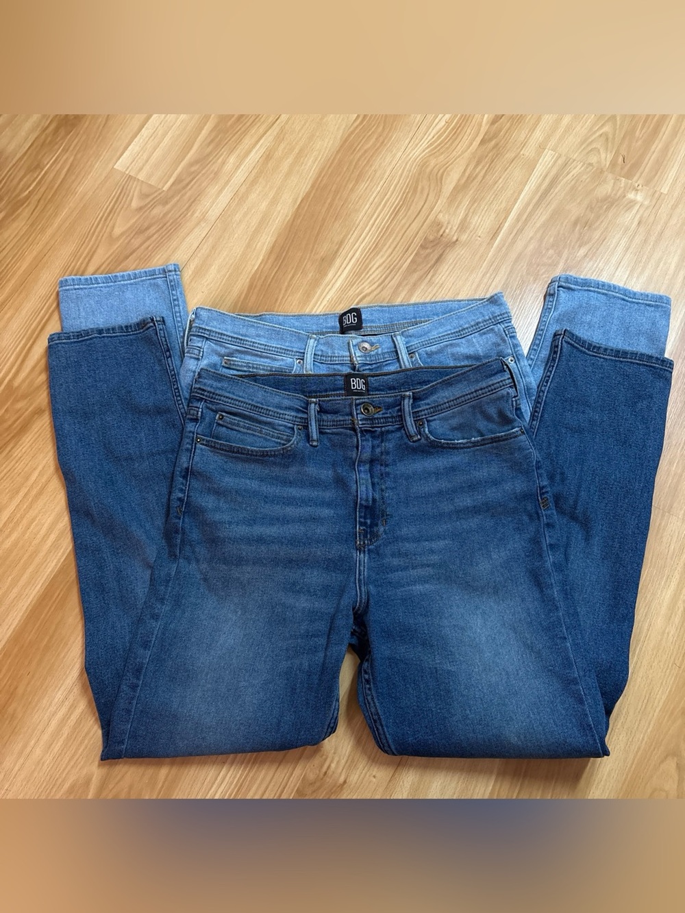 Lot Of 2 BDG Urban Outfitters Men's Size Skinny Stretch Jeans Size 34x31 (36x32)